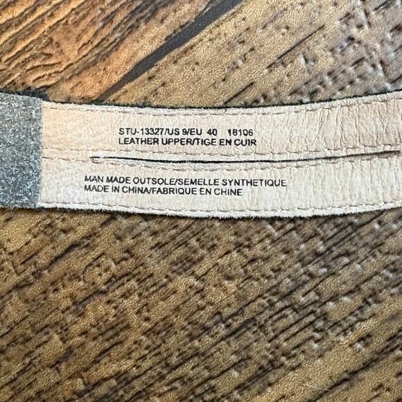 Taos Stunner US 9 UK 40 Pewter Leather Mary Jane Comfy Casual Small Heel - Picture 10 of 10